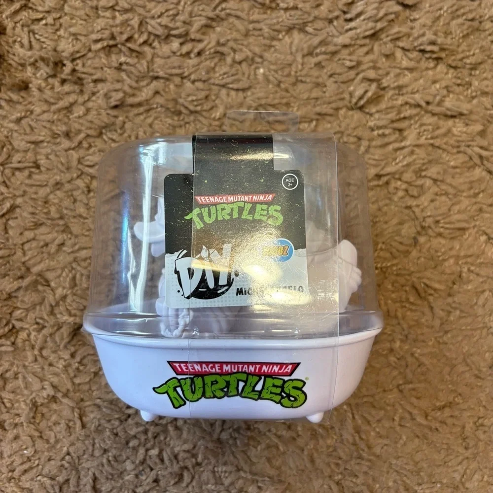 TUBBZ DIY Teenage Mutant Ninja Turtle Duck Michelangelo Paint Your Own NEW Craft